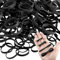 60 Stücke 4 Größen Gummibänder Set,Gummiringe Breit,Gummibänder Klein,Gummiband,Rubber Band,Haushaltsgummis Gemisch,Gummis Band für Büro, Zuhause, Schulbedarf (1)