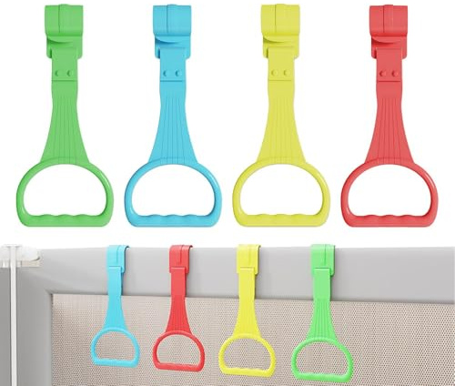 Anneaux De Traction Pour Berceau De Marche Pour Bébé – Anneauxs Debout De 32,5 G, Accessoire De Poignée Pour Parc De Bébé, Anneaux D'exercice Confortables Pour Lit De Bébés | Assistant D'activité