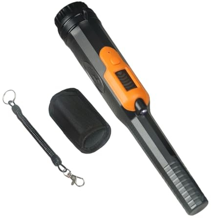 Metalldetektor Helt vattentät bärbar guldmetalldetektor med LED-ficklampa, IP68 Undervattens Super Pinpointer