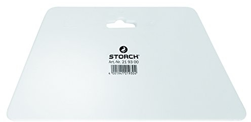 Storch Tapeten-Andrückspachtel, Trapezförmig, Abgerundete Ecken, Nitrofestes Kunststoff-Blatt, 23 cm Breite