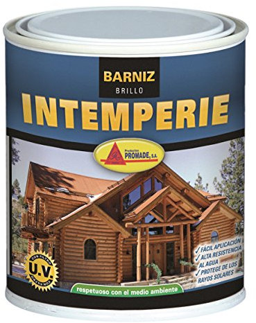Promade - Barniz Intemperie Acabado Brillo - Alta Resistencia Condiciones Extremas - 750 ml