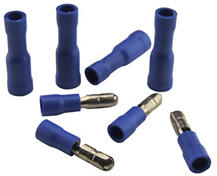 UNITEC Kabelschuh Rundstecker-Set 2,5mm² 20x