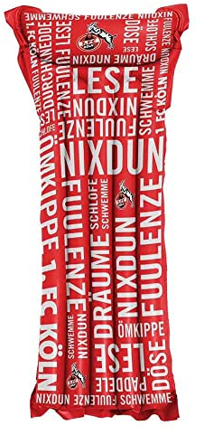1. FC Köln Luftmatratze - Nixdun - rote Matratze aufblasbare Badematte