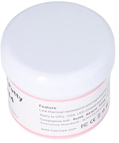 FTVOGUE Pasta térmica para disipador de Calor, de -50 a 340 °C, Resistencia a temperaturas instantáneas, Pasta térmica de Silicona, disipador térmico de Ordenador, 100 g