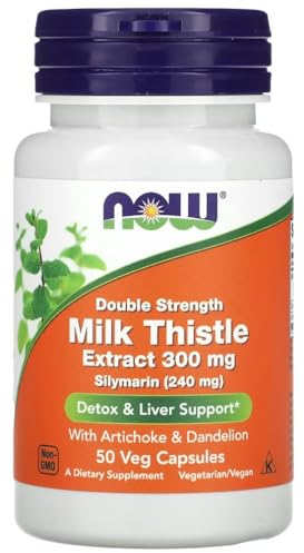 Now Foods - Silymarin mit Artischocke & Löwenzahn | 300mg - 50 Veggie-Kapseln