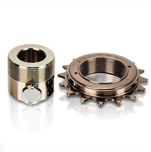 equlup Kit d'adaptateur de Roue Libre 16T, Roue Libre avec Adaptateur de 20 mm de Remplacement, Roue à chaîne à Rayons légers, pignon arrière pour tricycles électriques, Motos, Karts