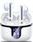 Wireless Earbuds Bluetooth 5.3 Headphones in Ear with 4 ENC Noise Cancelling Mic 2025 New Ear buds 42h Playtime HiFi Stereo Deep Bass Earphones LED Display Bluetooth Earbuds IP7 Waterproof White