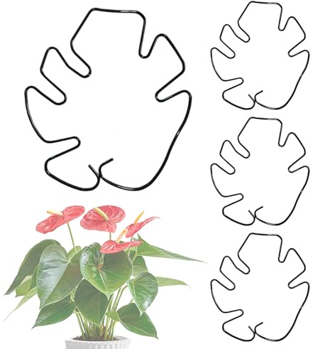 Supporti per piante rampicanti – Pali da giardino, clip di supporto per traliccio | Supporto rampicante riutilizzabile a forma di foglia naturale, strumenti forti per la crescita di rose, ortensie