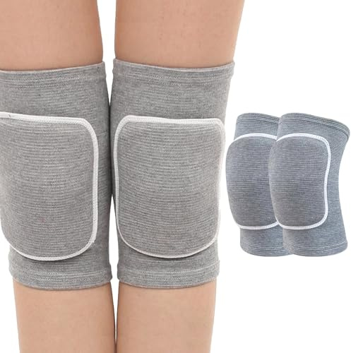SSKHE Stretchy Dance Knee Pads for Volleyball Dance Yoga, 1 Pair Soft Brace Breathable Sleeve Protective Gear with Multi Color Choice for Women Men Teens, One Size Fits Most