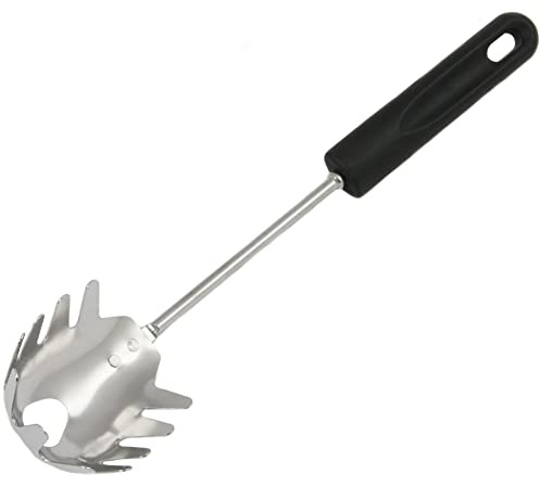 Chef Craft Basic Stainless Steel Spaghetti/Pasta Fork, 12.5 inch, Black