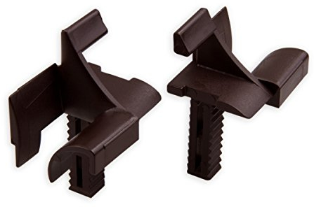 DIWARO®Einlauftrichter für Mini-Führungsschiene | für Blendenkappen an Vorbaurolladen | 11 mm | braun