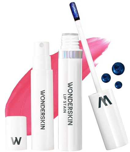 Wonderskin Lip Stain Peel Off And Wonder Blading Reveal Kit – Lippenfleckenmaske, Natürlicher Lippenstift, Langanhaltender Wasserfester Lippen-Tint (Sweetheart Kit)