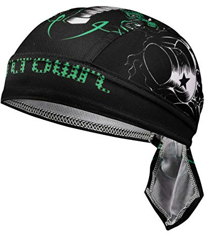 IBLUELOVER Bandana de Cyclisme Homme Femme Bandeau de Sport Séchage Rapide Respirante Chapeau Pirate Casquette Protège Tête Foulard Calotte sous Casque Eté Bonnet de Vélo Moto Running Couvre-Chef