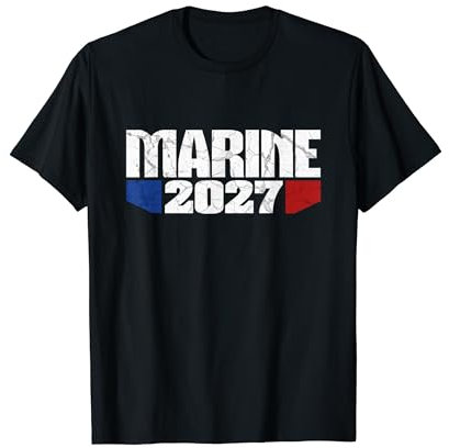 Marine Le Pen 2027 élections Président France Politique T-Shirt