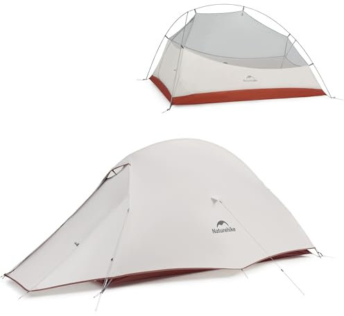 Naturehike Cloud up pro Zelt 1 Person Leichtes Campingzelt, Einfacher Aufbau Winddicht & Wasserdichtes Kuppelzelt für Outdoor Reisen Trekking