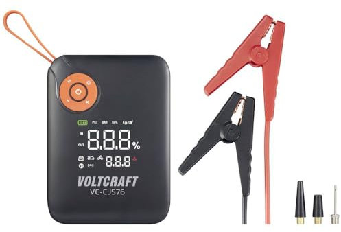 VOLTCRAFT Système de démarrage Rapide VC-CJS76 VC-16024485 Courant d'aide au démarrage (12 V)=300 A Sortie 12 V 2X, por