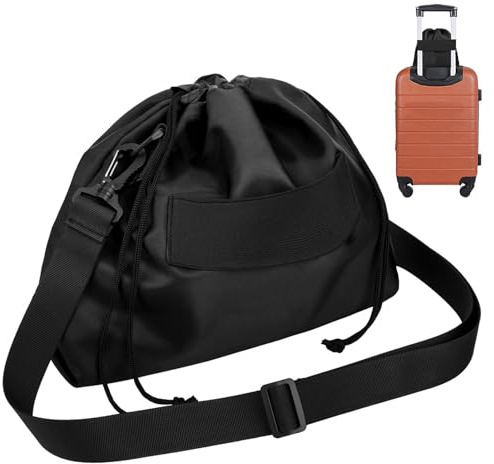 Bsbkoj Federa per cuscino da collo, borsa portatile con design con coulisse, tracolla regolabile, organizer per cuscino da viaggio per il Ringraziamento, (32 x 26,2 cm), per un viaggio confortevole