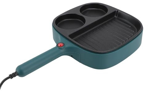 Sartén Antiadherente de Huevo, Máquina de Desayuno Freír Desayuno No Es un Stick 900W para Casa (Enchufe de la UE 220V)