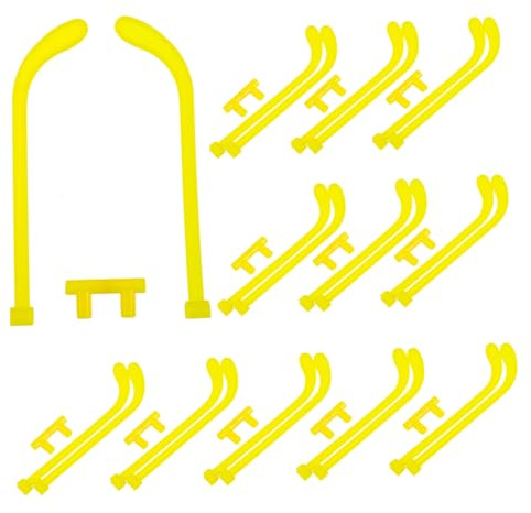PACKOVE Branches de Rechange Fluorescentes pour Lunettes de Fête, 30 Pièces, Plastique Phosphorescent, Kit de Réparation Léger, Accessoires DIY pour Soirées Disco et Événements Lumineux