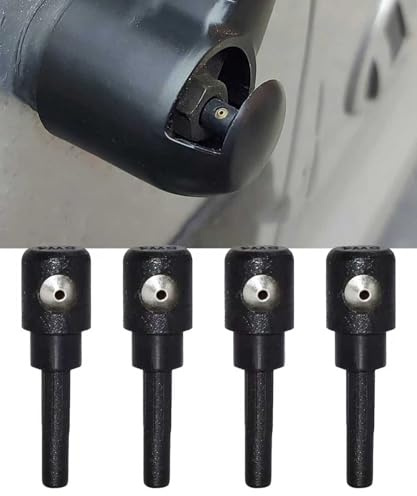 Xibao 4PCS Buses D'essuie-Glace Arrière de Voiture,Monotrou Pulvérisateur de Lave-Glace Buse,Buse de Pulvérisation D'essuie-Glace Arrière de Voiture,Convient à Tous Types de Véhicules