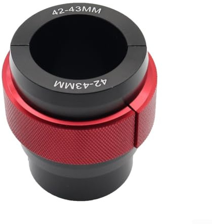 Chiave paraolio per forcella anteriore moto, in alluminio CNC, ammortizzante, strumento per manutenzione e riparazione di guarnizioni della forcella (42-43 mm)