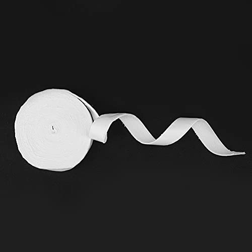 Marhynchus Cinta de Agarre para Raqueta 10M Fibra de Poliéster Absorción del Sudor Envoltura de Bádminton de Tenis Antideslizante con Sensación Suave en la Mano para Squash Caña de Pescar (White)