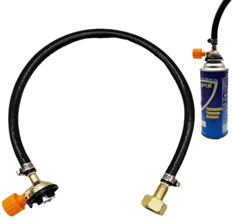 Generisch Adaptador de recarga de bidón – Accesorios para inflar el depósito, puerto de recarga | Válvula de carga portátil | Para camping, senderismo, barbacoa, airsoft, KSC WA, termostatos de gas