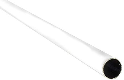 Home System Tubo para armarios Redondo Revestido, Blanco, Nessuna