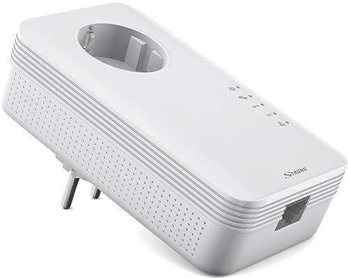 STRONG Dual Band Repeater 1200P | bis zu 1200 Mbit/s | Universal Repeater/Access Point | WPA/WPA2 | 1x LAN-Anschluss | weiß, 490 Gramm