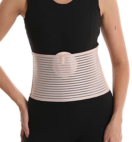 NabelbruchBandage Herren / Damen. Nabelhernie Gürtel Herren - Leistenbruch Gürtel (Nabelbruch). Hernie Bauchweggürtel für Frauen & Männer. Bauchgürtel für Hernie Nabel - bauchgurt nach geburt (S/M)