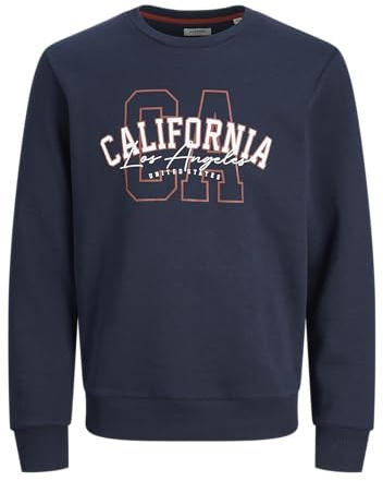 JJ REBEL Jrebnewyork Sweat-Shirt À Col Rond Sn Maillot de survêtement Homme (Lot de 1)