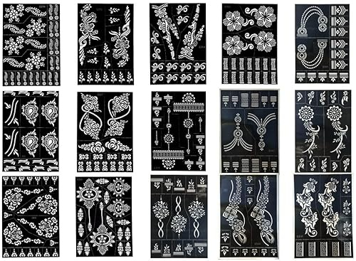 15 ark tatuering stencil tatuering mall stora blad Paula