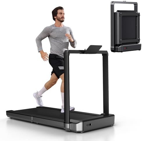 WALKINGPAD Laufband X23/Mx16 Schwarz - Breite Lauffläche, Leiser bürstenloser Motor, Doppelter Faltmechanismus