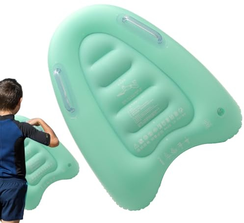 Aufblasbares Bodyboard - Aufblasbares Surfbrett Mit Griffen | Lernen Hilfsmatte | Schwimmenbrett | Surfboard | Surf-Bodyboard | Doppelgriffe Surfbrett Für Ozeane, Pool, Strände, Seen Kinder Erwachsene
