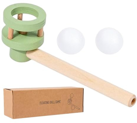 Generisch Blow Pipe Ball Game - Juguete de equilibrio flotante bolas blandas, juego educativo | Desarrollo de habilidades de entretenimiento familiar, diversión en la fiesta interior, aprendizaje