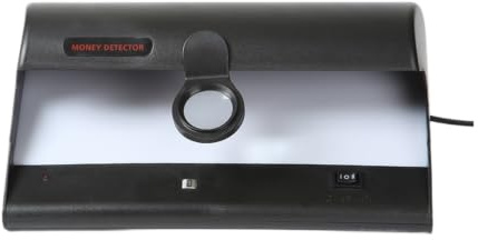 Desktop 5X Magnifier Pengar Förfalskningsdetektor, UV Magnetic Bill Scanner,Exakt detektering
