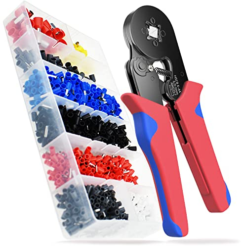 Lot de 1200 embouts de câble - Pince à sertir [0,25–10 mm2]