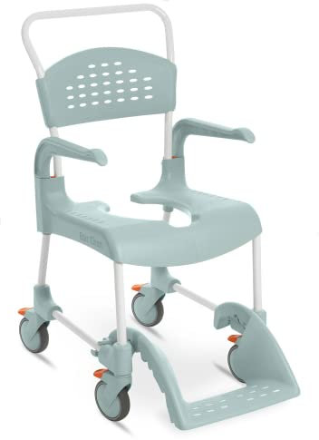 Etac Clean Dusch- und Toilettenrollstuhl Standard 55 cm weiß/4