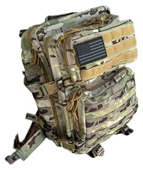 Continental Liberty 40L Tactical Backpack – 900D/1000D Molle Assault Pack, 3-Day Survival, Hiking, Camping, Travel Gear (ALL-TERRAIN CAMO)