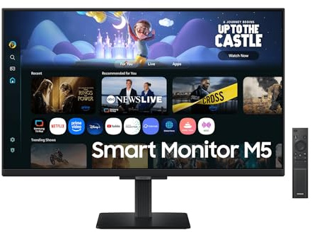 Samsung 27'' Smart Monitor M5 M50F FHD With Speakers 1920x1080 LS27FM500EUXXU