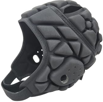 Perfeclan Casco de fútbol Americano de Bandera, Protector de Cabeza Profesional Acolchado de Carcasa Suave para Deportes de, Entrenamiento de Hockey para, M