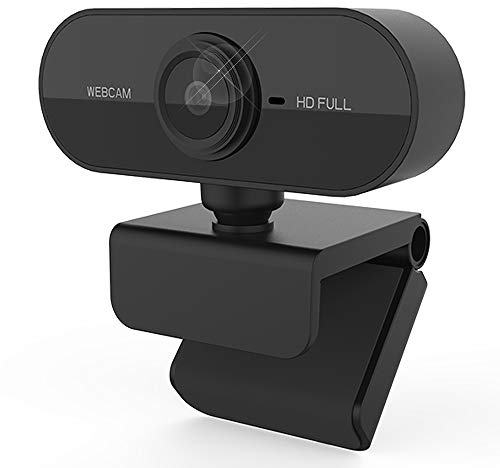 Webcam with Microphone, 30FPS Full HD 1080P Webcam Video Camera for Computers PC Laptop Desktop, USB Plug and Play, Conference Study, Meeting, Video Calling, Live Streaming