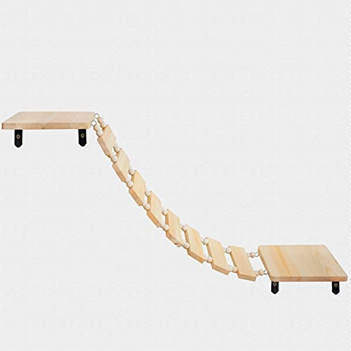Escaleras para Gatos, Peldaños De Escalera para Gatos Tablero De Plataforma De Madera para Gatos con Estantes Escalera De Madera Maciza para Gatos