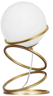 UNIVERSO LAMPADA DA TAVOLO MINIMALISTA IN BRONZO E SFERA IN VETRO ATTACCO PER LAMPADINA G9