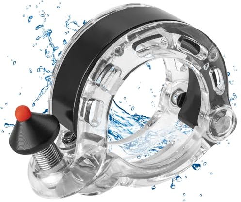 ROCKBROS Fahrradklingel,Mini Fahrrad Klingel Innovative Alu Fahrradglocke 100dB Laut Fahrrad Lenkerklingel für Mountainbike, Rennrad, Kinder Fahrrad 22,2-31,8 mm Lenker