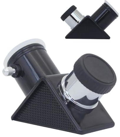 Zuasdvnk Espejo Diagonal, Espejo Diagonal telescópico,Reflector Diagonal dieléctrico de 90 Grados - Lente de Vidrio óptico, para oculares de telescopio para Principiantes, Adultos