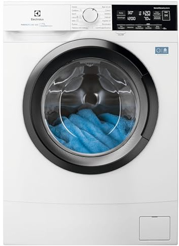 Electrolux EW6S327A Lavatrice Slim a Carica Frontale, Serie PerfectCare 600, 7 kg, Classe A, 1200 Giri, Tecnologia SensiCare, Steam Anti-Allergy, Bianco