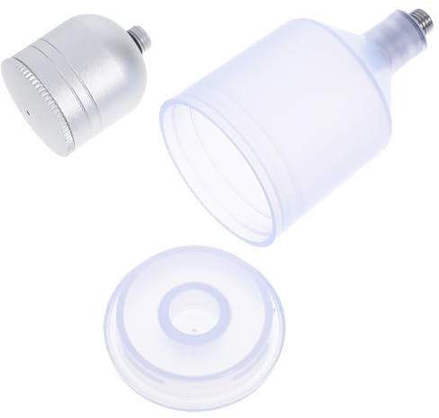 PRETYZOOM Vasos de Pintura para Aerógrafo 2 Unidades, Metálicos y Pp, Roscados 6mm, Accesorios para Artistas, Resistentes y Portátiles, Ideales para Pintura y Dibujo Artístico, Uso Creativo