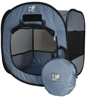K9 Sport Sac | Tente de voyage pop-up pour chien | Maison portable pour le camping et la randonnée avec sac de transport