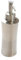 Bagnoxx Seifenspender Edelstahl 450ml Grau Silber 18,8cm hoch, 5,5cm Durchmesser Pumpspender, nachfüllbar